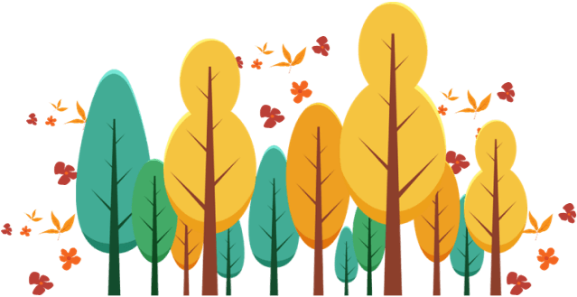 Dibujo de arboles animados